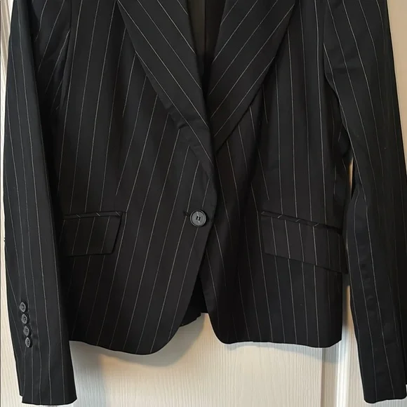 Suzy Shier Black Blazer Elegant Suit Jacket - Picture 4 of 5